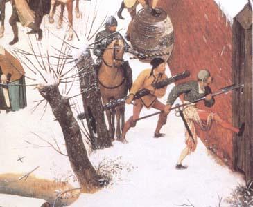BRUEGEL, Pieter the Elder The Massacre of the Innocents (mk25) oil painting picture